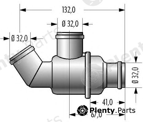  QUINTON HAZELL part QTH126K Thermostat, coolant