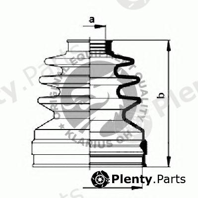  QUINTON HAZELL part QJB1024 Bellow Set, drive shaft