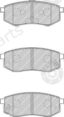 FERODO part FDB1970 Brake Pad Set, disc brake