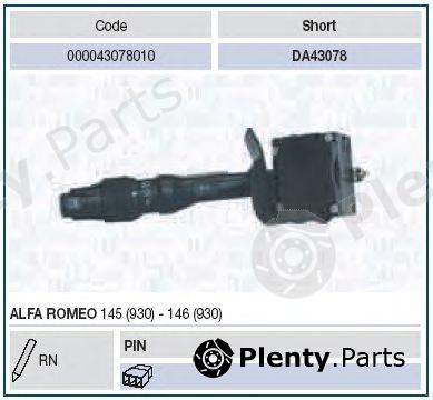  MAGNETI MARELLI part 000043078010 Steering Column Switch