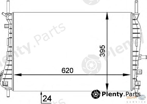  BEHR part 8MK376755-271 (8MK376755271) Radiator, engine cooling