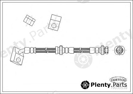  CORTECO part 19030538 Brake Hose