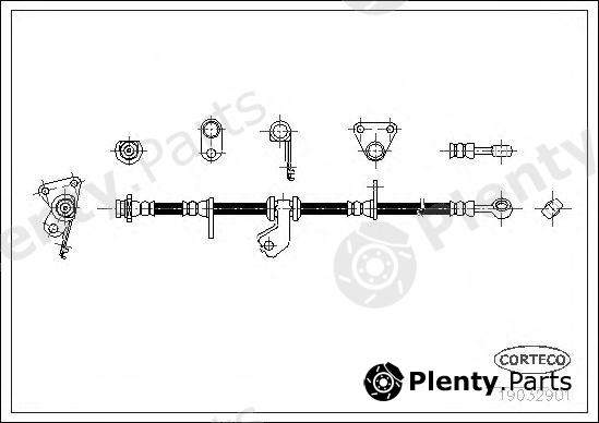  CORTECO part 19032901 Brake Hose