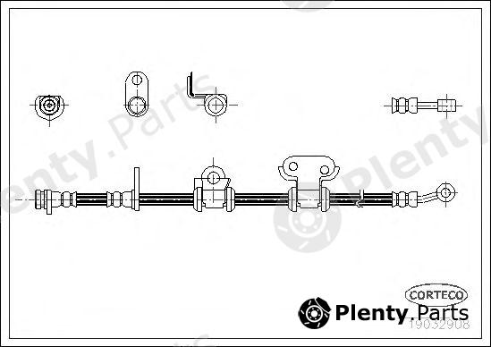  CORTECO part 19032908 Brake Hose