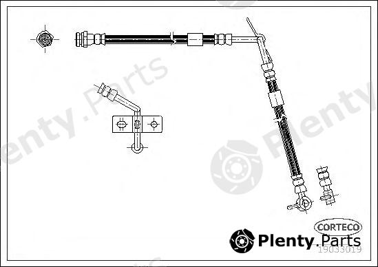  CORTECO part 19033019 Brake Hose