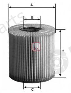  SOFIMA part S5022PE Oil Filter