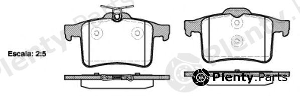  ROADHOUSE part 2142800 Brake Pad Set, disc brake