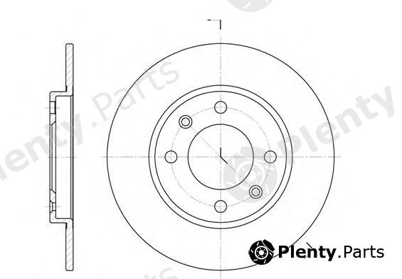  REMSA part 6128.00 (612800) Brake Disc