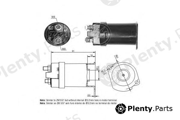  ERA part ZM1557 Solenoid Switch, starter