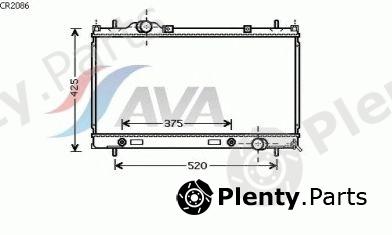  AVA QUALITY COOLING part CR2086 Radiator, engine cooling