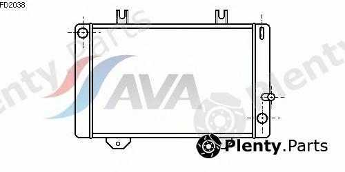  AVA QUALITY COOLING part FD2038 Radiator, engine cooling