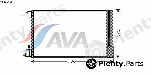  AVA QUALITY COOLING part OLA5478 Condenser, air conditioning