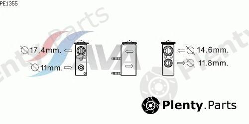 AVA QUALITY COOLING part PE1355 Expansion Valve, air conditioning
