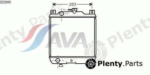  AVA QUALITY COOLING part SZ2009 Radiator, engine cooling