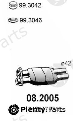  ASSO part 08.2005 (082005) Front Silencer