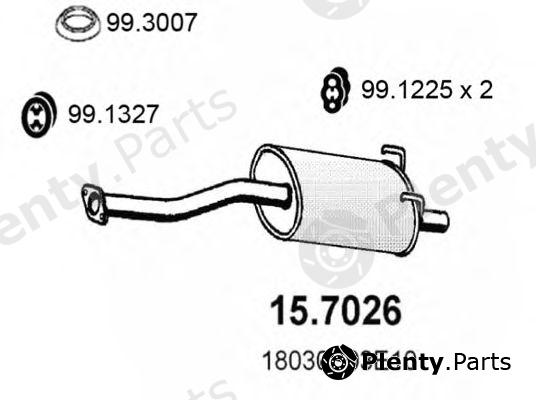  ASSO part 15.7026 (157026) End Silencer