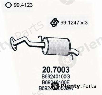  ASSO part 20.7003 (207003) End Silencer