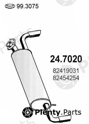  ASSO part 24.7020 (247020) End Silencer