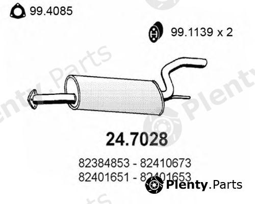  ASSO part 24.7028 (247028) End Silencer