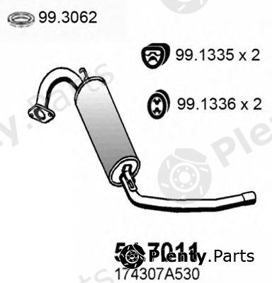  ASSO part 54.7011 (547011) End Silencer