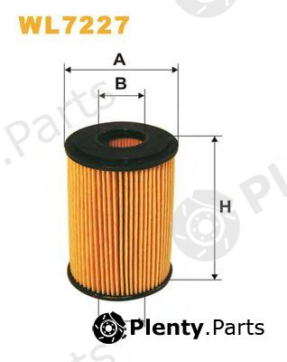  WIX FILTERS part WL7227 Oil Filter