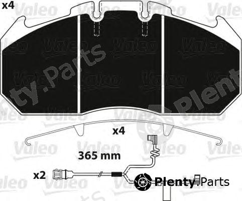  VALEO part 882220 Brake Pad Set, disc brake