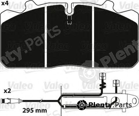  VALEO part 882238 Brake Pad Set, disc brake