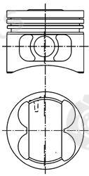  KOLBENSCHMIDT part 99753600 Piston