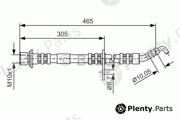  BOSCH part 1987476872 Brake Hose