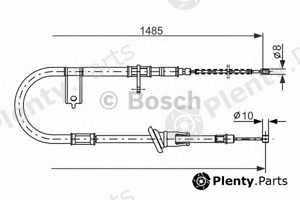  BOSCH part 1987477614 Cable, parking brake