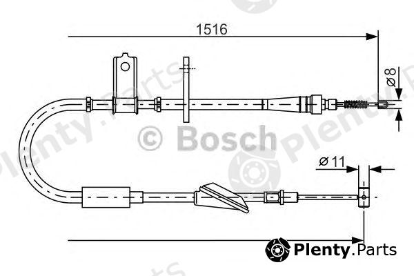  BOSCH part 1987477771 Cable, parking brake