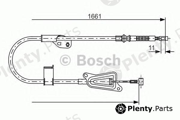  BOSCH part 1987477914 Cable, parking brake