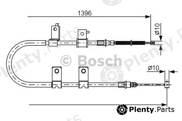  BOSCH part 1987482083 Cable, parking brake