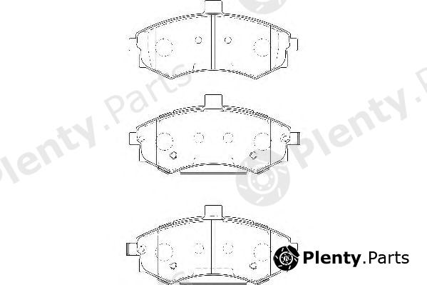  WAGNER part WBP24031A Brake Pad Set, disc brake