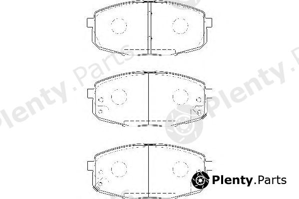  WAGNER part WBP23966A Brake Pad Set, disc brake