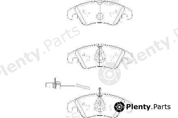  WAGNER part WBP24743A Brake Pad Set, disc brake