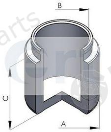  ERT part 150585-C (150585C) Piston, brake caliper