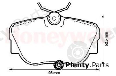  BENDIX part 571353B Brake Pad Set, disc brake