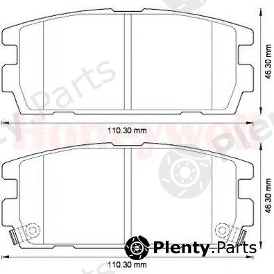  BENDIX part 572581B Brake Pad Set, disc brake