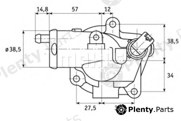  BEHR THERMOT-TRONIK part TI2892 Thermostat, coolant