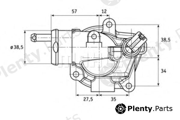  BEHR THERMOT-TRONIK part TI3092 Thermostat, coolant