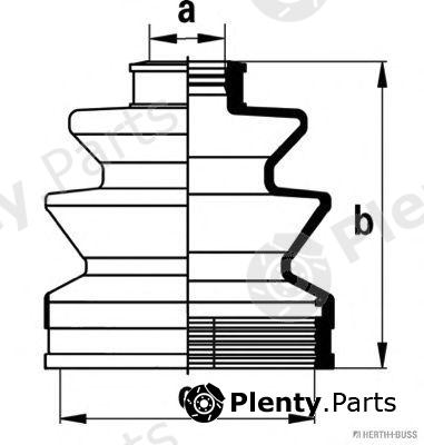  HERTH+BUSS JAKOPARTS part J2880507 Bellow Set, drive shaft