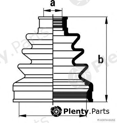  HERTH+BUSS JAKOPARTS part J2884022 Bellow Set, drive shaft