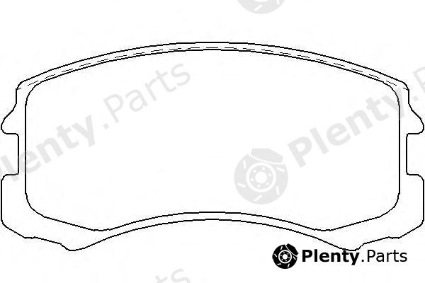  BREMBO part P54041 Brake Pad Set, disc brake
