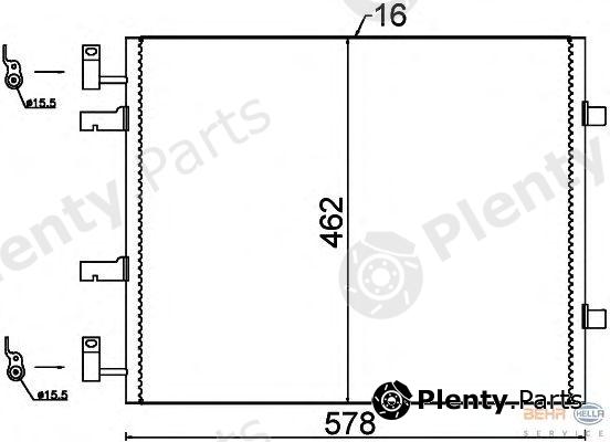  BEHR part 8FC351318-691 (8FC351318691) Condenser, air conditioning