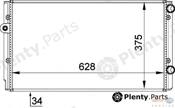  BEHR part 8MK376714-494 (8MK376714494) Radiator, engine cooling