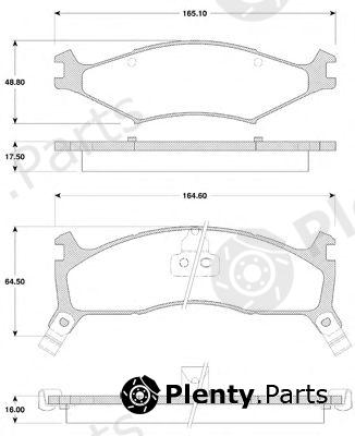  NK part 223523 Brake Pad Set, disc brake