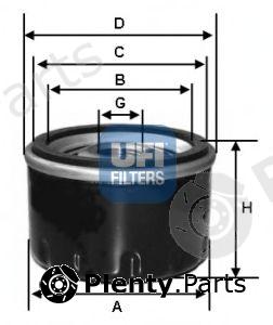  UFI part 23.103.00 (2310300) Oil Filter