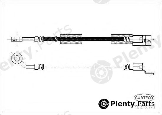  CORTECO part 19032376 Brake Hose