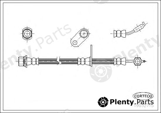  CORTECO part 19032715 Brake Hose
